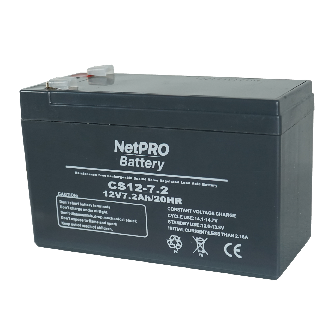 Акумулятор NetPRO CS12-7.2 (12В 7.2Ач)