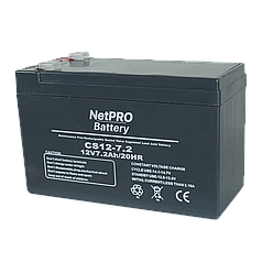 Акумулятор NetPRO CS12-7.2 (12В 7.2Ач)