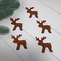 Лось (олень) з фетру 1 мм, висота - 6 см, ширина 6 см..