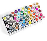 Набір двосторонніх маркерів Rich New для малювання і скетчинга на спиртовій основі 60 штук, фото 7