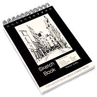 Скетчбук / Папір для скетчингу і малювання А5 250 г\м2, 50 аркушів, альбом на спіралі (54875487)