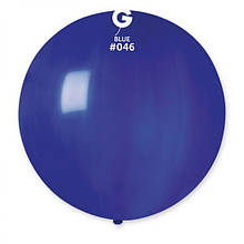 Латексна кулька пастель темно-синій 31"/46/80см Blue