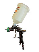 Фарбопульт пневматичний (фарборозпилювач) Air Pro AM5008 HVLP WB PLUS (1,0 мм) з нейлоновим бачком об'ємом 0,6л