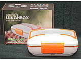 Ланчбокс з підігрівом від мережі 220V, судок електричний, контейнер для їжі переносний, фото 9