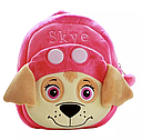 Дитячий рюкзак Щенячий патруль C 37870 Скай для найменших м'який плюшевий, фото 3