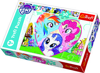Пазли - (30 елм.) - "Разом краще" / Hasbro My Little Pony