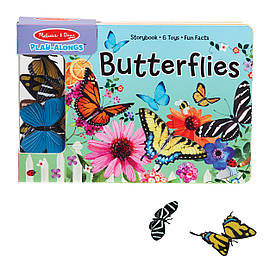 М'яка книга з ігровими фігурками метеликів MD31281