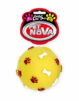 Игрушка для собак Мяч с гравировкой Pet Nova 7.5 см
