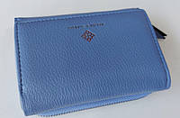Женский кошелек Balisa C6602 голубой Небольшой женский кошелек с искусственной кожи закрывается на кнопку