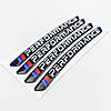 Наклейки на диски BMW (БМВ) M-Perfrormace E39 E53 E60 E46 E34 E90 E65 E66 E70 F10, F15 F20 F30 F35 чорні, фото 8
