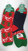 Шкарпетки теплі жіночі з новорічним принтом