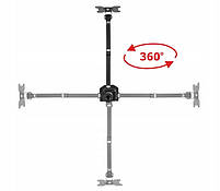 Настільний поворотний кронштейн для монітора 10" - 29" VESA : 75 x 75 100 x 100, фото 3