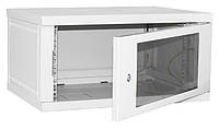 Шкаф монтажный серверный подвесной 6U IPCOM СН-6U-06-06-ДС-1 345(в)х600(ш)х600(гл). Двери - стекло
