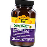 Вітаміни і мінерали для жінок 50+ Core Daily 1 Multivitamin For Women 50+ 60 таблеток, фото 4