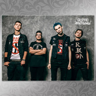 Плакат А3 Рок Порнофільми 003