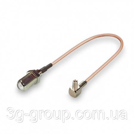 Антенний перехідник PigTail TS9 - F (RG 316, 15 см)