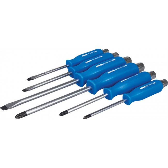 Набір викруток 6 шт. MIOL 63-475 з магнітним наконечником