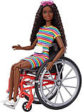Барбі Модниця 166 на інвалідному візку — Barbie Fashionistas Doll 166, Wheelchair, фото 2
