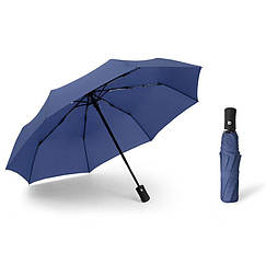 Зонт повний автомат, 8 спиць, купол 96см, матеріал епонж, висока якість, темно-синій