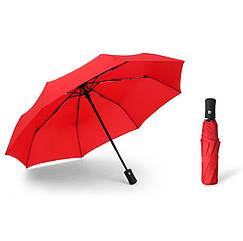 Зонт повний автомат, 8 спиць, купол 96см, матеріал епонж, висока якість, червоний