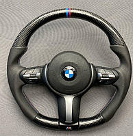 Руль BMW 3 F30 F31 F34 F15 F16 X5 X6 F20 F21 F25 М, карбон, кожа