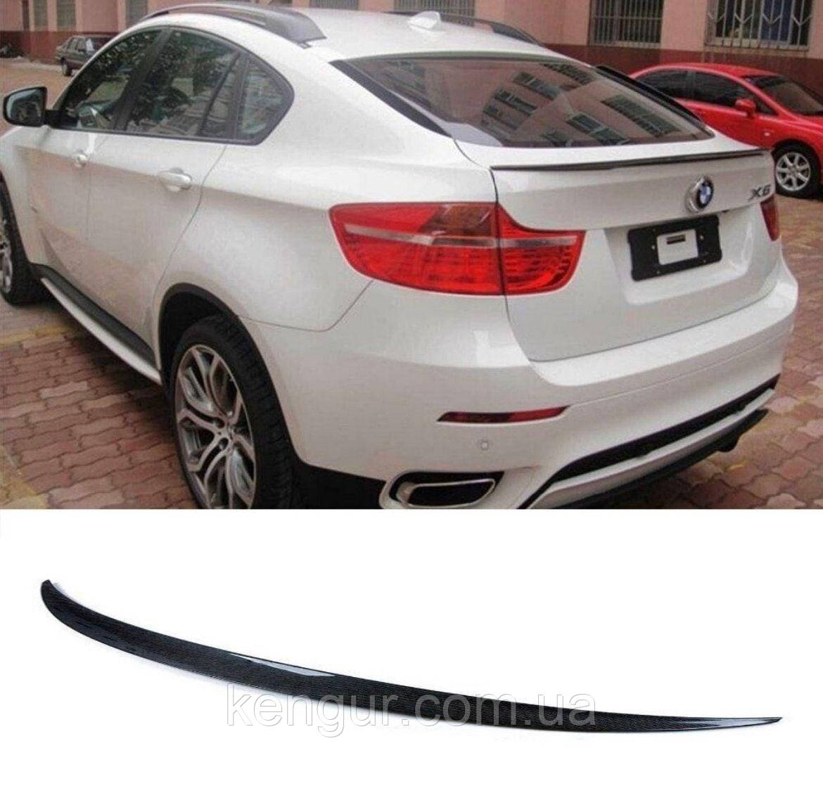 Спойлер на BMW X6 E71 2008-2014 (скловолокно)