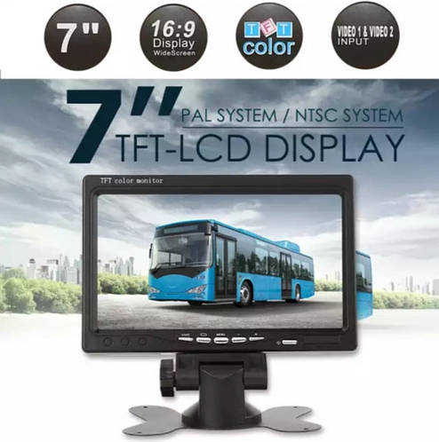 Купить Автомобильный монитор 7 дюймов (экран для камеры заднего вида ...