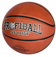 Мяч баскетбольный для улицы и зала коричневый размер 6 Profi