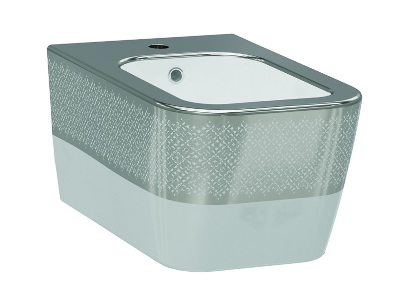 Биде IDEVIT Halley 3206-2605-1201, белый-серебро