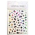 3D наліпки для дизайну нігтів, JOYFUL NAIL на клеючій основі, фото 10