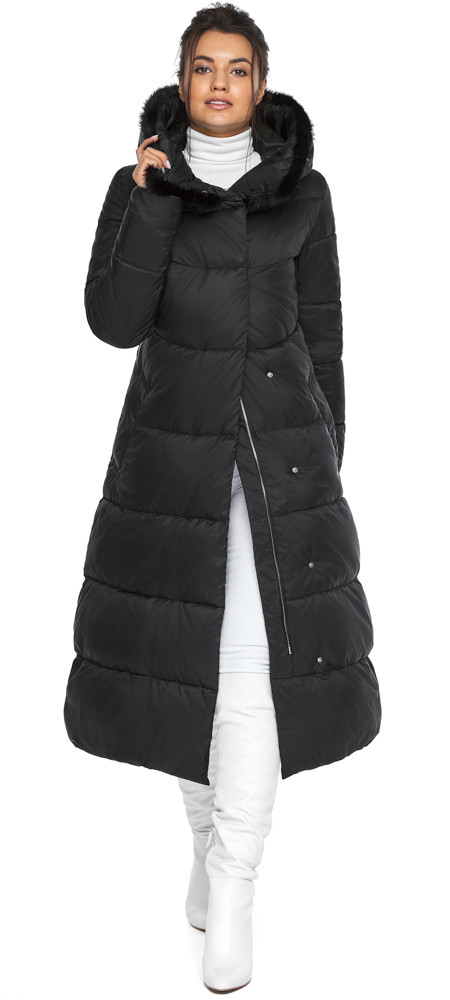Куртка зручна жіноча чорна модель 45085 розмир — 42 (XXS)
