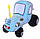 М'яка іграшка Синій Трактор з червоним ковшем музикою і піснями російською BT1025RU, фото 2