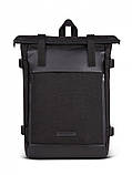 Рюкзак рол чорний з відділенням для ноутбука міський SCOUT стильний молодіжний, фото 7