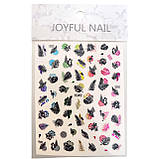 Наклейки для нігтів - 3D стікери JOYFUL NAIL для дизайну на клейкій основі, фото 3