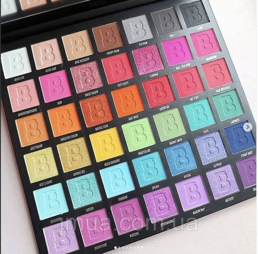 Палетка теней Beauty Bay BRIGHT 42 COLOUR PALETTE, цена 1050 грн — Prom ...
