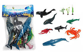 Набір морських тварин  7шт 303-96 розмір 34*24*6см