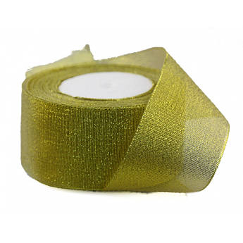 Стрічка парча 5 см, 20 метрів золота
