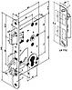 Замок врізний ABLOY 1-WAY DIN 4272 CR RIGHT ВЅ56мм 72мм w/o_SP, фото 5