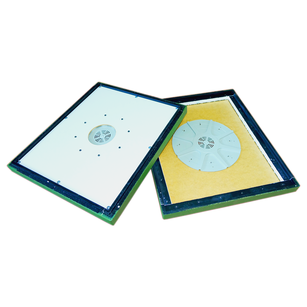 Пояс перехідний з бджолоудалівачем пінополістирол 10 рамок Lyson фарбований (зелений)