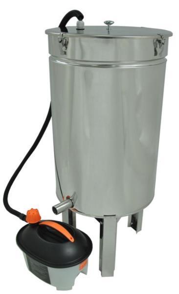 Відстійник неіржавкий. 30 л с клапаном нержав. 5/4" (Ø 400, H 300) с ситом гориз. нержав.