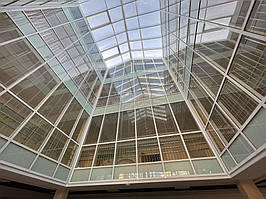 Ограждение из нержавеющей стали для окон.  г. Сумы Дет сад ул. Интернационалистов 5 4