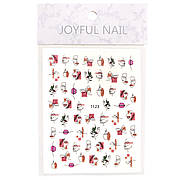 Наклейки для нігтів - 3D стікери JOYFUL NAIL "Абстракція" для дизайну нігтів на клейкій основі 1123