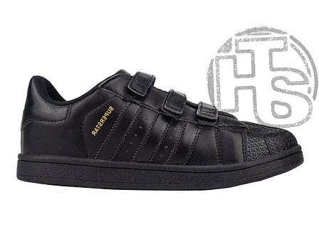 Дитячі кеди Adidas Superstar Black K0031, фото 1