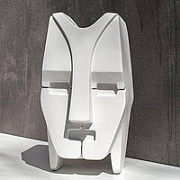 Бюст у стилі Баухаус Bauhaus білий з гіпсу