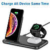 Бездротова зарядка QI док-станція Smart Pro Wireless Charger 2 4в1 для iPhone/Android/Apple Watch/AirPods, фото 5