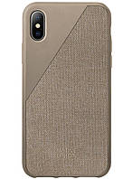 Чехол-накладка Native Union Clic Canvas for iPhone XS/X, Taupe (CCAV-TAU-CV-NP17)