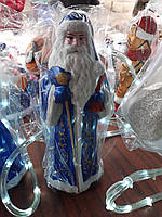Дед Мороз под елочку. в ассортименте, пластик 30см Синий, белый