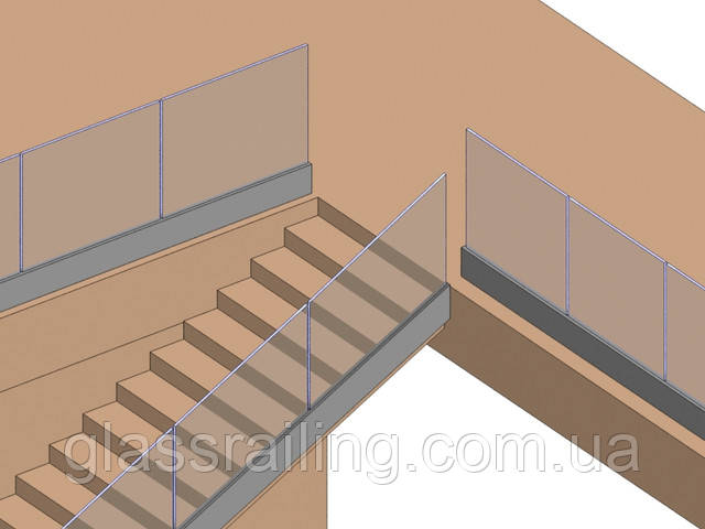 Стеклянное ограждение лестницы и атриума. Новости компании «GlassRailing»