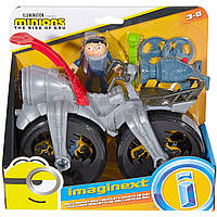 Ракетный велосипед Миньона Фишер Прайс Fisher-Price Imaginext Minions Gru's Rocket Bike Игровой набор