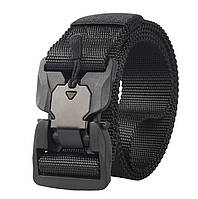 Ремінь тактичний Assault Belt YD888 з магнітною пряжкою 140 см Black